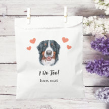 Saco de Favor de Casamento de Petisco para Cachorr
