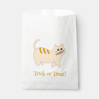 Sacolinha Saco de Favor de Gatinho com Doces para Truque ou 