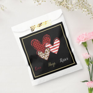 Sacolinha Saco de favor de valentine selvagem