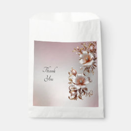 Sacolinha Saco de Favor Decorativo Rosa Floral