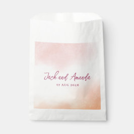 Sacolinha Saco de Favor do Casamento Colorido Romântico de A