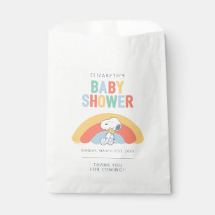 Sacolinha Saco de Favor para Chá de Bebê do Snoopy & Woodsto