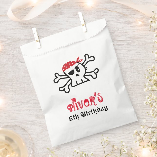 Sacolinha Saco de Favor para Festa de Aniversário de Menino  (Cortado)