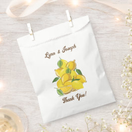 Sacolinha Saco de Favor para Festa de Verão com Limão
