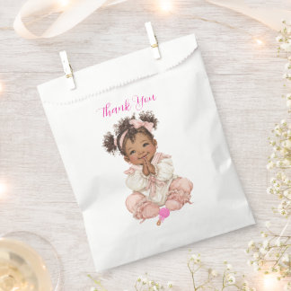 Sacolinha Saco de Favor para Menina Afro-Americana