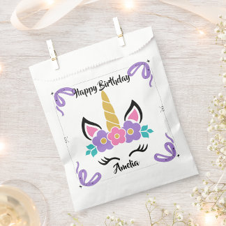 Sacolinha Saco de Favor Personalizado Feliz Aniversário Unic