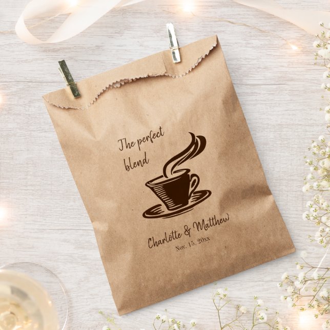 Sacolinha Saco de Favor Personalizado para Feijão de Café (Cortado)