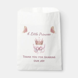Sacolinha Saco de Favor Princesa Rosa Dourado