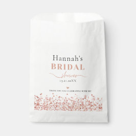 Sacolinha Saco de favorecimento Elegente do Rosa Dourado Gli