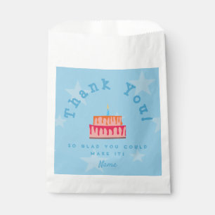 Sacolinha Saco de Favoritos do Papel - Azul HAMbyWG