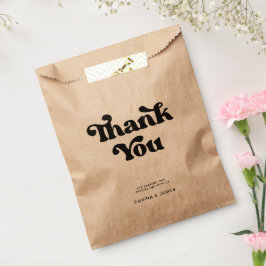 Sacolinha Saco de lembrança de casamento preto e branco retr