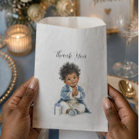 Saco de Lembrancinhas para Bebê Afro-Americano