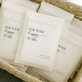 Sacolinha Saco de Lenços para o Seu Casamento e Lágrimas de 