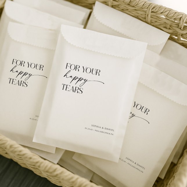 Sacolinha Saco de Lenços para o Seu Casamento e Lágrimas de  (Criador carregado)