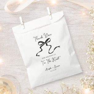 Sacolinha Saco de Papel de Favor de Casamento de Arco desenh