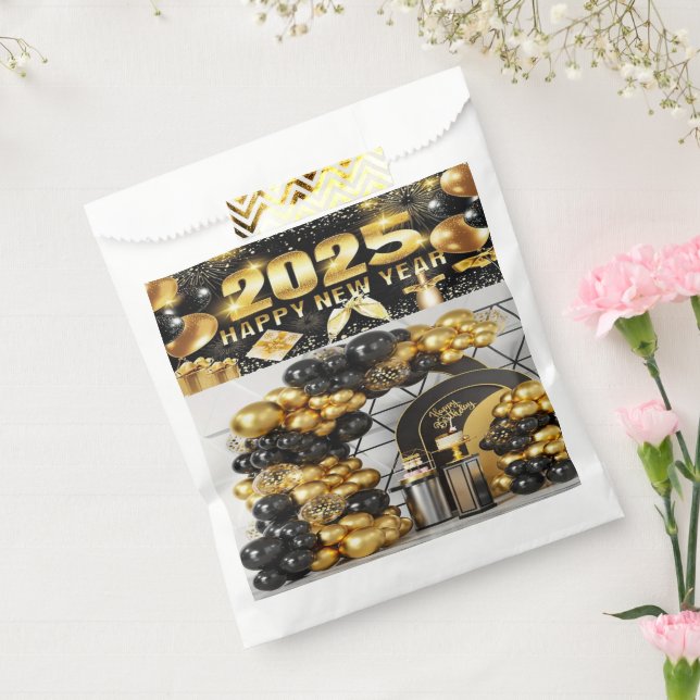 Sacolinha Saco de papel de Natal feliz (Selado)