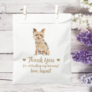 Sacolinha Saco de Presente de Casamento para Cachorro