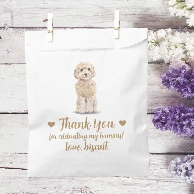 Sacolinha Saco de Presente de Casamento para Cachorro (Criador carregado)