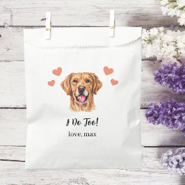 Sacolinha Saco de Presente de Casamento para Cachorro