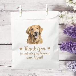 Sacolinha Saco de Presente de Casamento para Cachorro