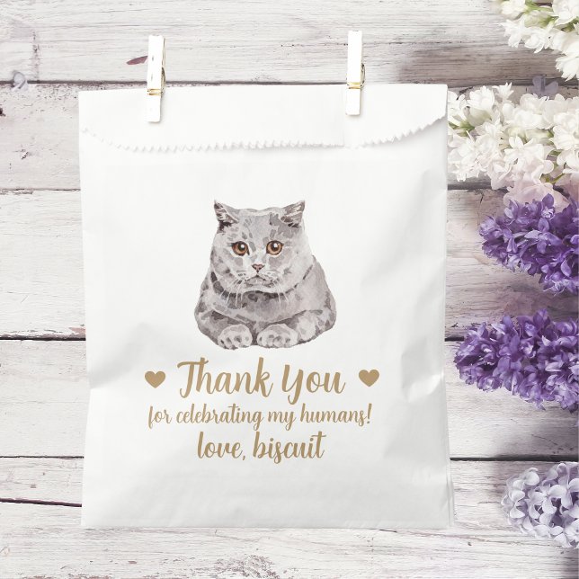 Sacolinha Saco de Presente de Casamento para Gato (Criador carregado)