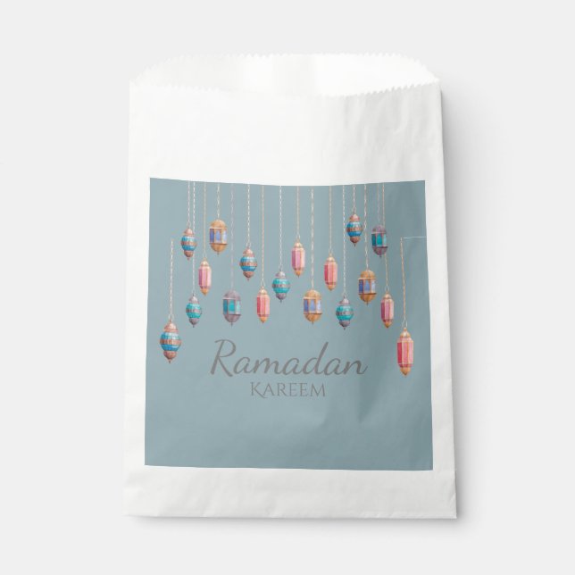 Sacolinha Saco de presente do tema Ramadan Kareem para celeb (Frente)