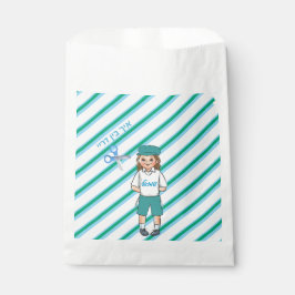 Sacolinha Saco de promoção do garoto verde de três anos