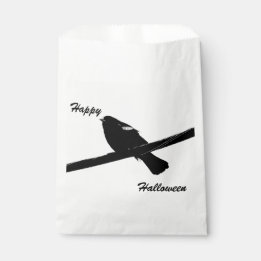 Sacolinha Sacos de Favor Blackbird Feliz Halloween