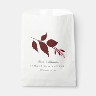 Sacolinha Sacos de Favor de Casamento Amor & Agradecimento O