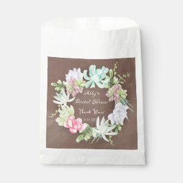 Sacolinha Sacos de Favor de Chuveiro de Noiva com Coroa de V