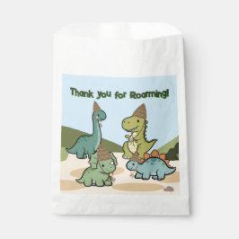 Sacolinha Sacos de Favor de Dinossauro Fofo