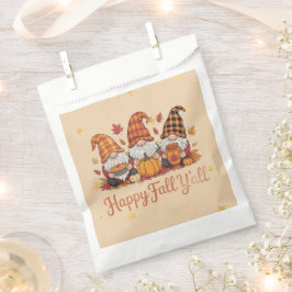 Sacolinha Sacos de Favor de Gnomos Feliz Outono para Todos
