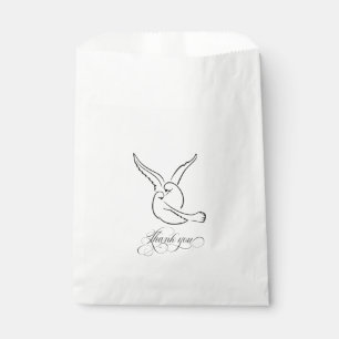 Sacolinha Sacos de favor de pássaros de amor obrigado