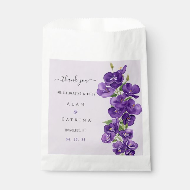 Sacolinha Sacos de Favor Violeta Roxa Intensa (Frente)