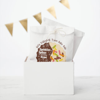 Sacolinha Sacos de papel para venda de bolos de Natal editáv