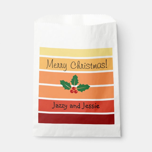 Sacolinha Sacos de presentes de Natal personalizados - Saco  (Frente)