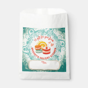 Sacolinha Sacos de tratamento de padaria biscoitos de Natal