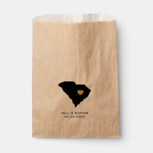 Sacolinha Sacos-Presente do Casamento da Carolina do Sul