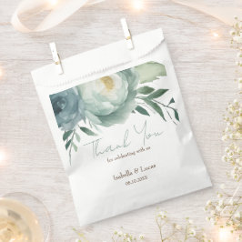 Sacolinha Sage Green Floral Wedding Favor Bag