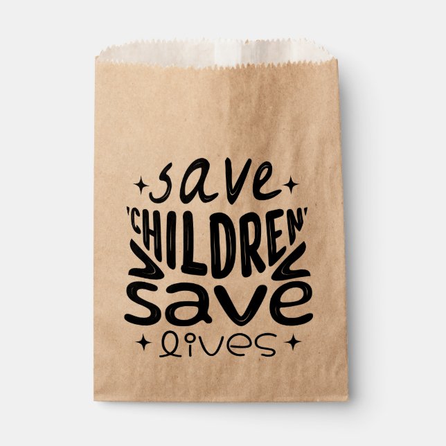 Sacolinha Salvar Filhos, Salvar Vidas (Frente)