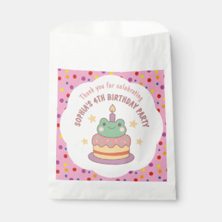 Sacolinha Sapo Kawaii, Bolo de Aniversário Personalizado