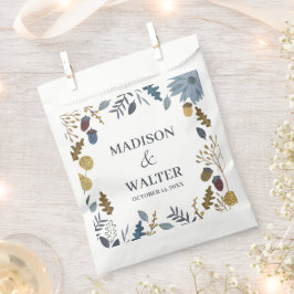 Sacolinha Sapo russo do outono deixa casamento outono número