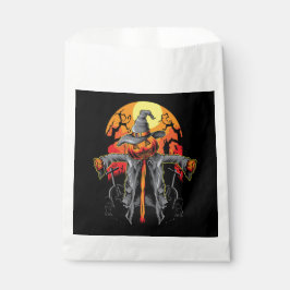 Sacolinha Scarecrow Halloween Pumpkin Favor Bag