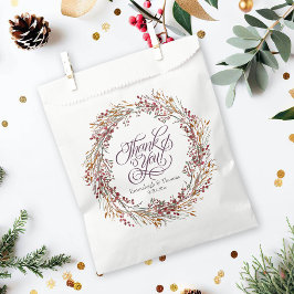 Sacolinha Scarlet Red Seasonal Floral Casamento