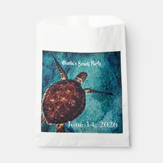 Sacolinha Sea Turtle Beach Party (Frente)