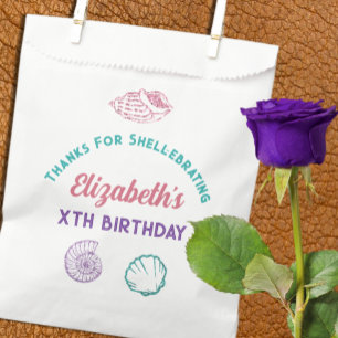 Sacolinha Seashell Girls Birthday