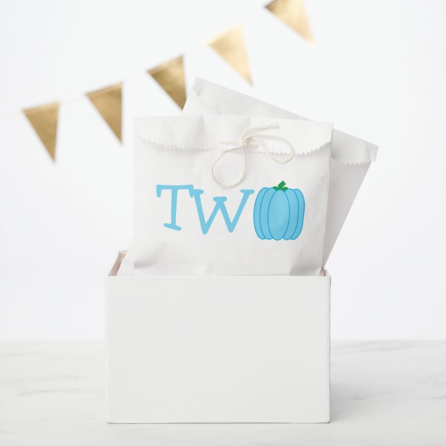 Sacolinha Segundo aniversário de abóbora (Festa)