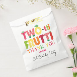 Sacolinha Segundo aniversário De Fruta De Frutti Cutie Duas