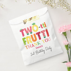 Sacolinha Segundo aniversário De Fruta De Frutti Cutie Duas