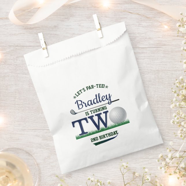 Sacolinha Segundo aniversário de Golf PAR-TEE (Cortado)